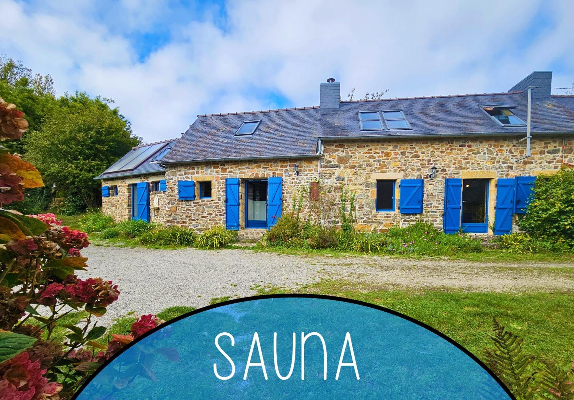 Ti Vaen I Maison Traditionnelle Bretonne & Sauna Lanveoc Экстерьер фото