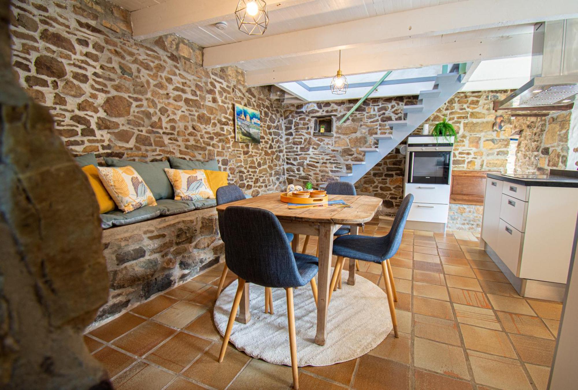 Ti Vaen I Maison Traditionnelle Bretonne & Sauna Lanveoc Экстерьер фото
